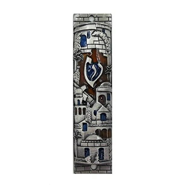 2 Pack Judaica Unlimited Paint and Decorate Your Own Wood Mezuzah Holder 